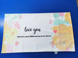 Love Set Lightweight Quilt Blanket + 4 Pillow Covers