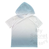 Ombre Toddler-Youth Hoodie T-Shirt Short Sleeve