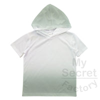 Ombre Toddler-Youth Hoodie T-Shirt Short Sleeve