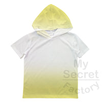 Ombre Toddler-Youth Hoodie T-Shirt Short Sleeve