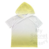 Ombre Toddler-Youth Hoodie T-Shirt Short Sleeve