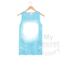 Faux Bleach Tank Top