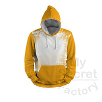 Plus Size Faux Bleach French Terry Hoodie