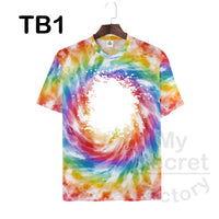 Tie Dye Bleach T-Shirt Sublimation