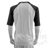 Raglan Cotton Feel Polyester T-shirt, Middle Sleeves