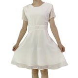 Chiffon Summer Dress With Microfiber Linen