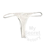All Over Print Thongs Underwear With White Tape
