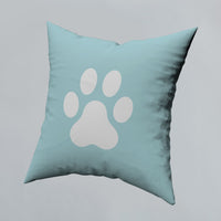 Pillow Cover Paw Photos Print One Side With Zipper