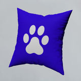 Pillow Cover Paw Photos Print One Side With Zipper