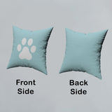 Pillow Cover Paw Photos Print One Side With Zipper