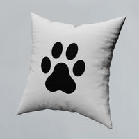 Pillow Cover Paw Photos Print One Side With Zipper