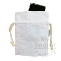 Pack of 4 Small Drawstring Canvas Bags 15cm x 20cm Sublimation Blank