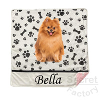 Pet Blanket, 3 Layers With One Side Customize Print, 77x77cm