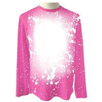 Faux Bleach Long Sleeve T-shirt Adult