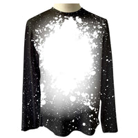 Faux Bleach Long Sleeve T-shirt Adult