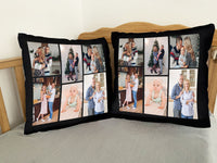 Pillow Cover 6 Photos Print One Side With Zipper