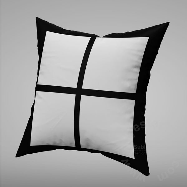 Pillow Cover 4 Photos Print One Side With Zipper