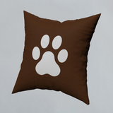 Pillow Cover Paw Photos Print One Side With Zipper